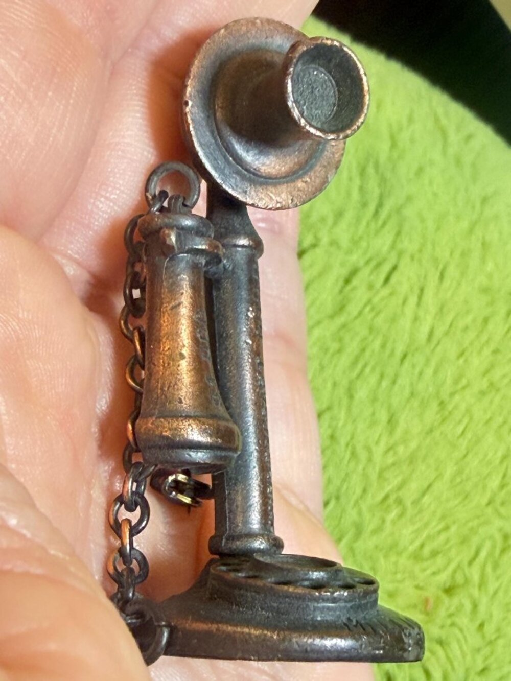 Coppercraft Guild Telephone Brooch 1974 Million Dollar Telethon Vintage Antique - Picture 5 of 13